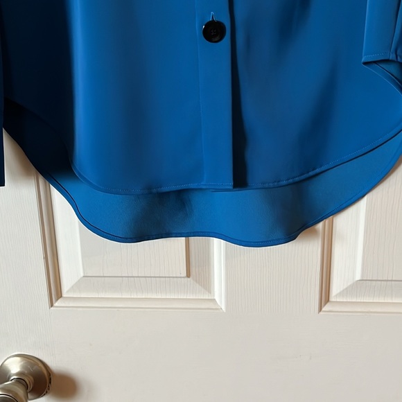 Blouse by Theory, Sz Large, Beautiful blue/green - Picture 5 of 7